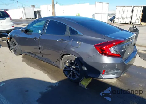 2019 Honda Civic Sport z USA, uszkodzony, nr VIN 2HGFC2F81KH537860